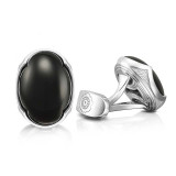 Tacori Sterling Silver Retro Classic Gemstone Men's Cuffink - MCL10319 photo