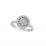 Jewelmi Custom 14k White Gold Diamond Ring photo