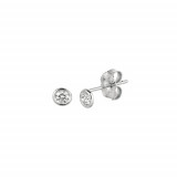 Jewelmi Custom 14k White Gold Diamond Earrings photo