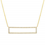 Jewelmi Custom 14k Yellow Gold Diamond Necklace photo