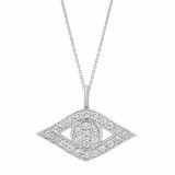 Jewelmi Custom 14k White Gold Diamond Necklace photo