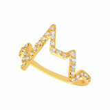 Jewelmi Custom 14k Yellow Gold Diamond Ring photo