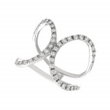 Jewelmi Custom 14k White Gold Diamond Ring photo