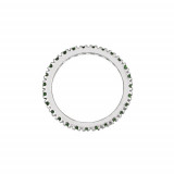 Jewelmi Custom 14k White Gold Tsavorite Ring photo 2