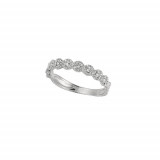 Jewelmi Custom 14k White Gold Diamond Stackables Ring photo