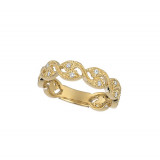 Jewelmi Custom 14k Yellow Gold Diamond Ring photo