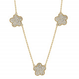 Jewelmi Custom 14k Yellow Gold Diamond Necklace photo
