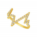 Jewelmi Custom 14k Yellow Gold Diamond Ring photo