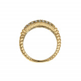 Jewelmi Custom 14k Yellow Gold Diamond Ring photo 2