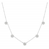 Jewelmi Custom 14k White Gold Diamond Necklace photo