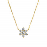 Jewelmi Custom 14k Yellow Gold Diamond Necklace photo