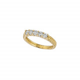 Jewelmi Custom 14k Yellow Gold Diamond Ring photo