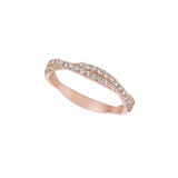 Jewelmi Custom 14k Rose Gold Diamond Ring photo