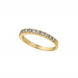 Jewelmi Custom 14k Yellow Gold Diamond Stackable Ring photo