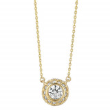 Jewelmi Custom 14k Yellow Gold Diamond Necklace photo
