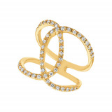 Jewelmi Custom 14k Yellow Gold Diamond Ring photo