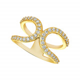 Jewelmi Custom 14k Yellow Gold Diamond Ring photo