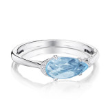 Tacori Sterling Silver Horizon Shine Diamond and Gemstone Men's Ring - SR23302 photo