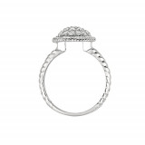 Jewelmi Custom 14k White Gold Diamond Ring photo 2