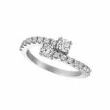 Jewelmi Custom 14k White Gold Diamond Ring photo