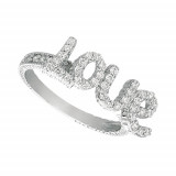 Jewelmi Custom 14k White Gold Diamond Ring photo