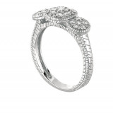 Jewelmi Custom 14k White Gold Diamond Ring photo 2