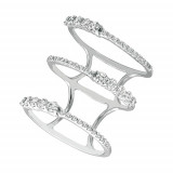 Jewelmi Custom 14k White Gold Diamond Ring photo