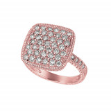 Jewelmi Custom 14k Rose Gold Diamond Ring photo