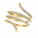 Jewelmi Custom 14k Yellow Gold Diamond Ring photo