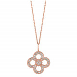 Jewelmi Custom 14k Rose Gold Diamond Necklace photo