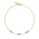 Tacori 14k Yellow Gold Petite Gemstones Women's Bracelet - SB23148FY photo
