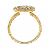 Jewelmi Custom 14k Yellow Gold Diamond Ring photo 2