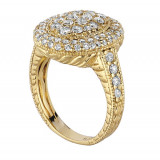 Jewelmi Custom 14k Yellow Gold Diamond Ring photo 2