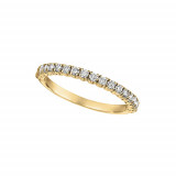 Jewelmi Custom 14k Yellow Gold Diamond Stackables Ring photo