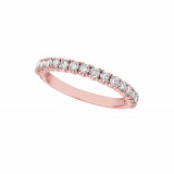 Jewelmi Custom 14k Rose Gold Diamond Stackables Ring photo