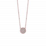 Jewelmi Custom 14k Rose Gold Diamond Necklace photo