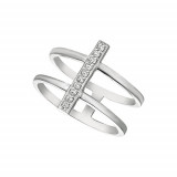 Jewelmi Custom 14k White Gold Diamond Ring photo