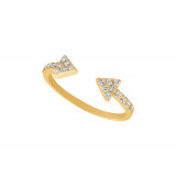 Jewelmi Custom 14k Yellow Gold Diamond Ring photo
