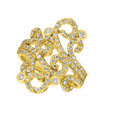 Jewelmi Custom 14k Yellow Gold Diamond Ring photo