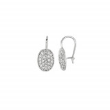 Jewelmi Custom 14k White Gold Diamond Earrings photo