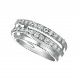 Jewelmi Custom 14k White Gold Diamond Ring photo