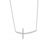 Jewelmi Custom 14k White Gold Diamond Necklace photo