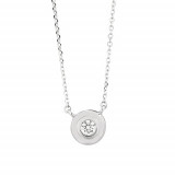 Jewelmi Custom 14k White Gold Diamond Necklace photo