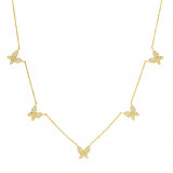 Jewelmi Custom 14k Yellow Gold Diamond Necklace photo