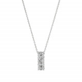 Jewelmi Custom 14k White Gold Diamond Necklace photo