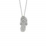 Jewelmi Custom 14k White Gold Diamond Necklace photo