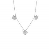 Jewelmi Custom 14k White Gold Diamond Necklace photo