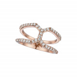 Jewelmi Custom 14k Rose Gold Diamond Ring photo