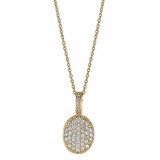 Jewelmi Custom 14k Yellow Gold Diamond Necklace photo