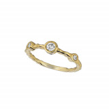 Jewelmi Custom 14k Yellow Gold Diamond Ring photo